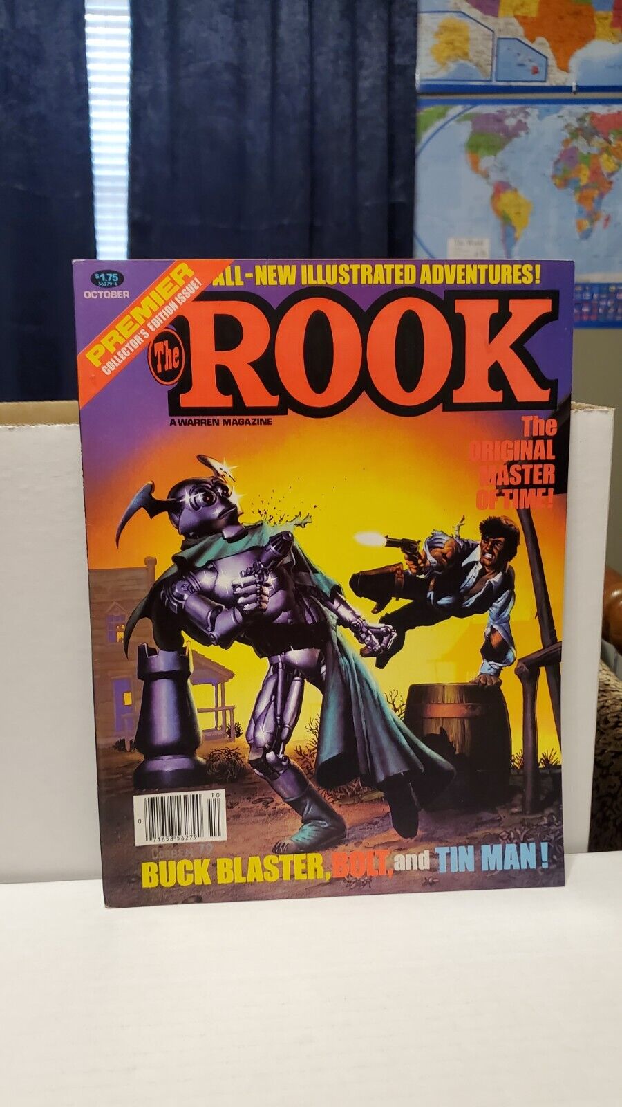  The Rook #1; Warren, 1979, Alex Nino 12pp, magazine; lovely R Corben fc; Mint-