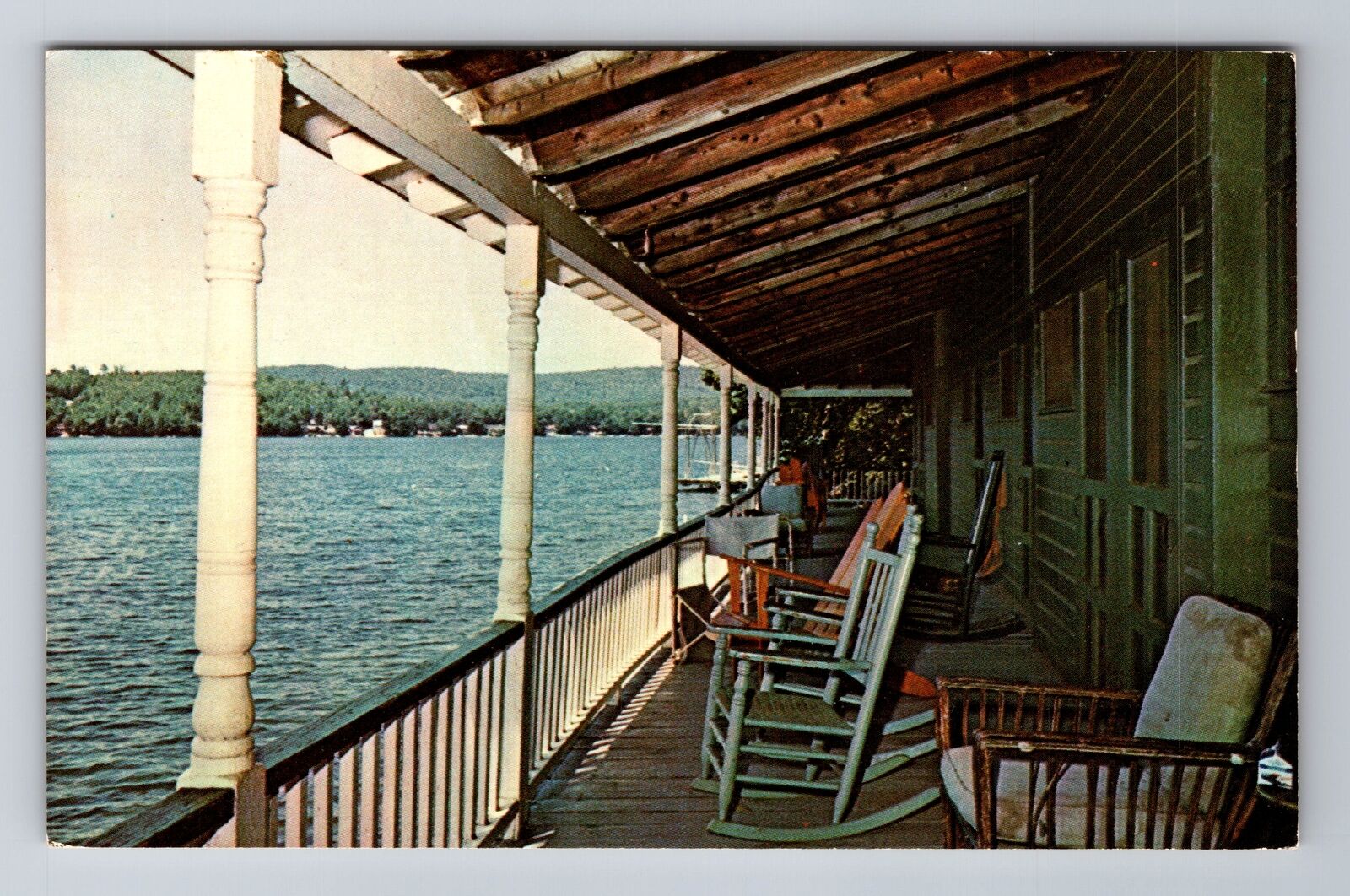 Spofford NH-New Hampshire, Camp Notre Dame, Lake Spofford, Vintage Postcard