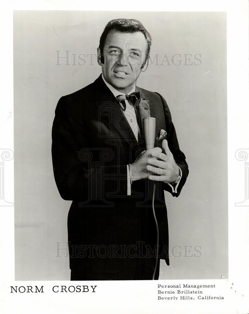 1969 Press Photo Norm Crosby American comedian - dfpb52417