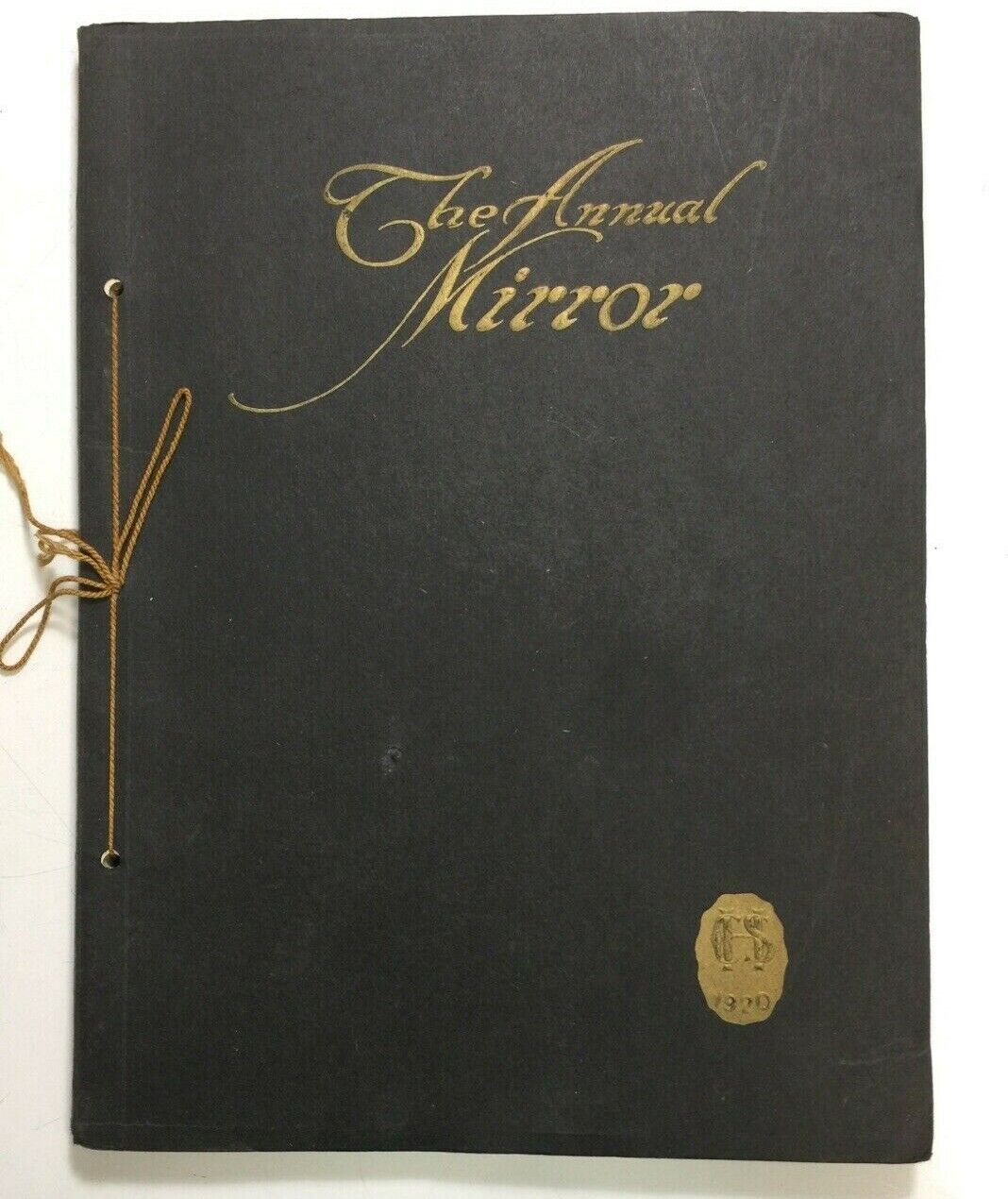 1920 The Annual Mirror Lima Central high School Yearbook Super nice shape