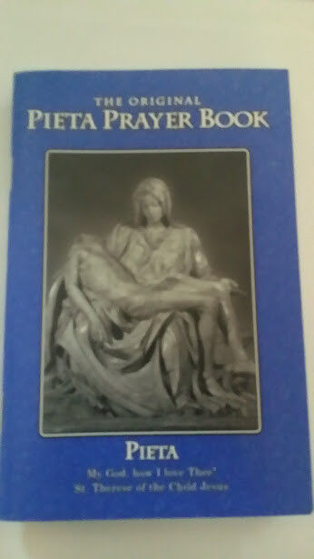 ORIGINAL BLUE PIETA PRAYER BOOK WITH 15 ST BRIDGET PASSION PRAYERS & MUCH MORE