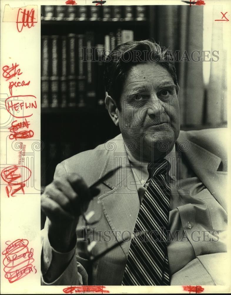 1979 Press Photo Howell T. Heflin, U.S. Senator from Alabama - ahta03067