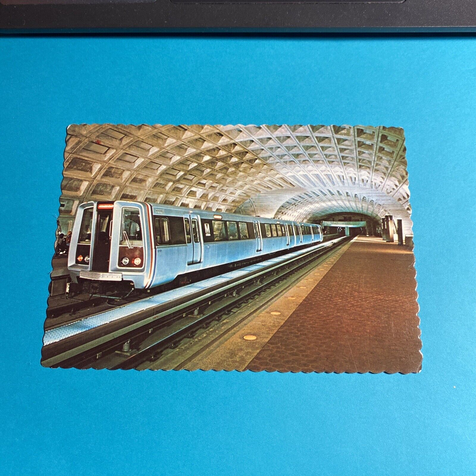 (1) Vintage Photograph Of Spacious Metro Stations Washington D.C. Postcard