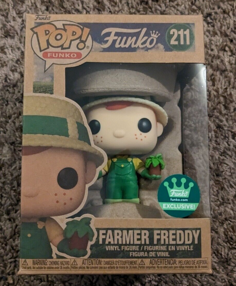 Funko Pop Farmer Freddy Vinyl Figure #211 - Earth Day 2024 Funko Shop Exclusive