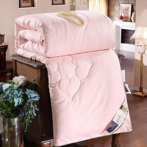Mulberry Silk Quilts Warm Winter Duvet Insert Quilted Bed  Bed Patchwork Blanket
