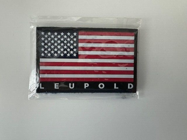 Leupold Optics US Flag PVC Morale Patch, Red/White/Blue, NIB