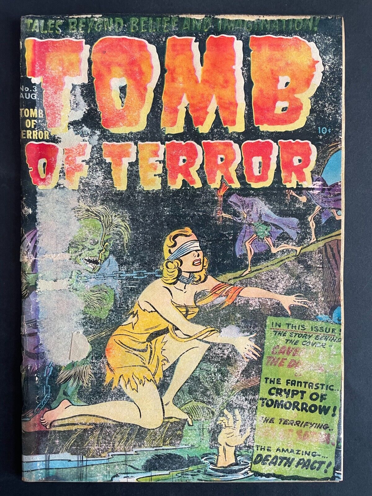 Tomb of Terror #3 Pre-Code Horror Bondage Cover Harvey - Bobby Blue Collection