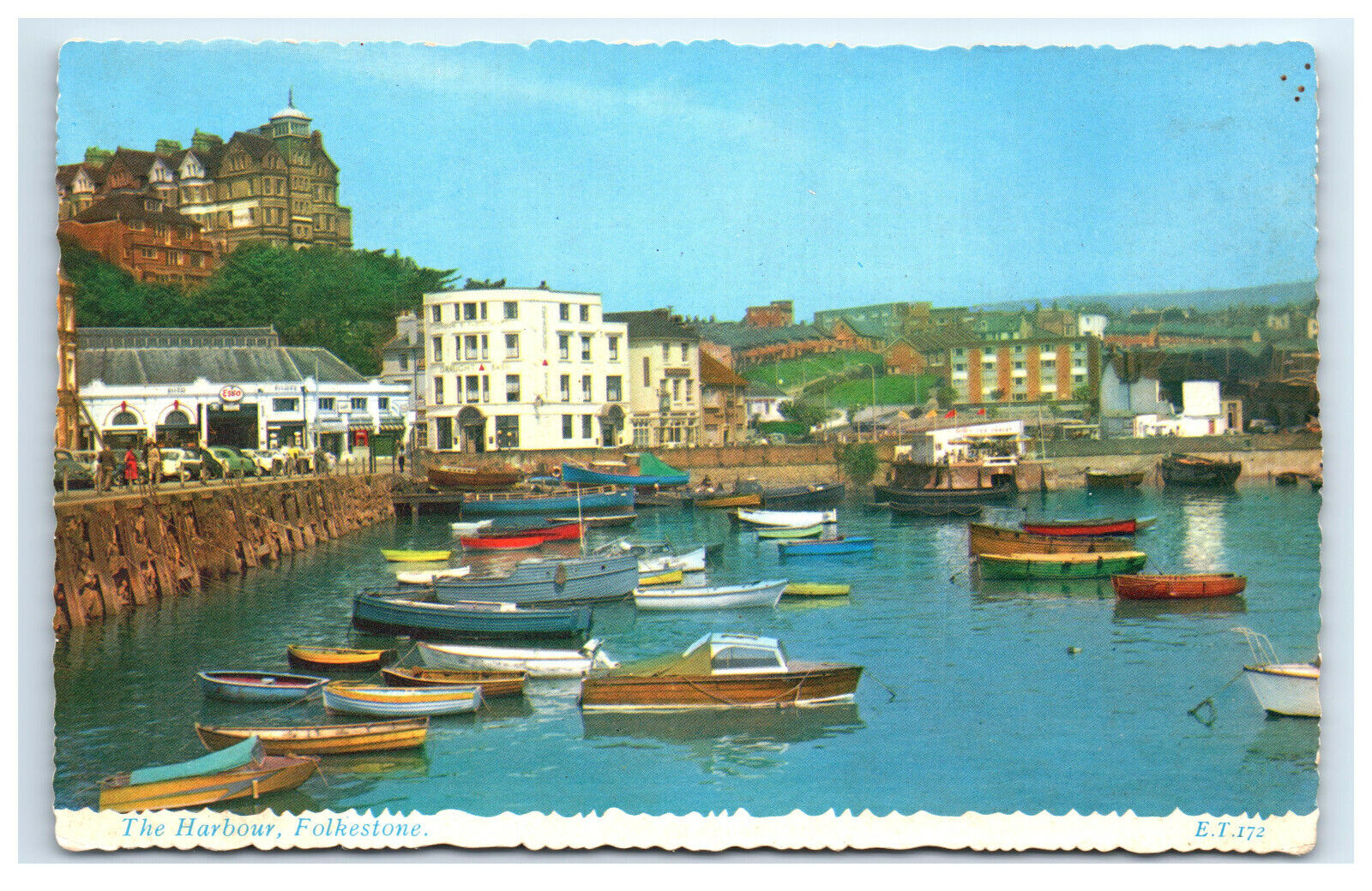 Postcard The Harbour, Folkestone, England UK C14
