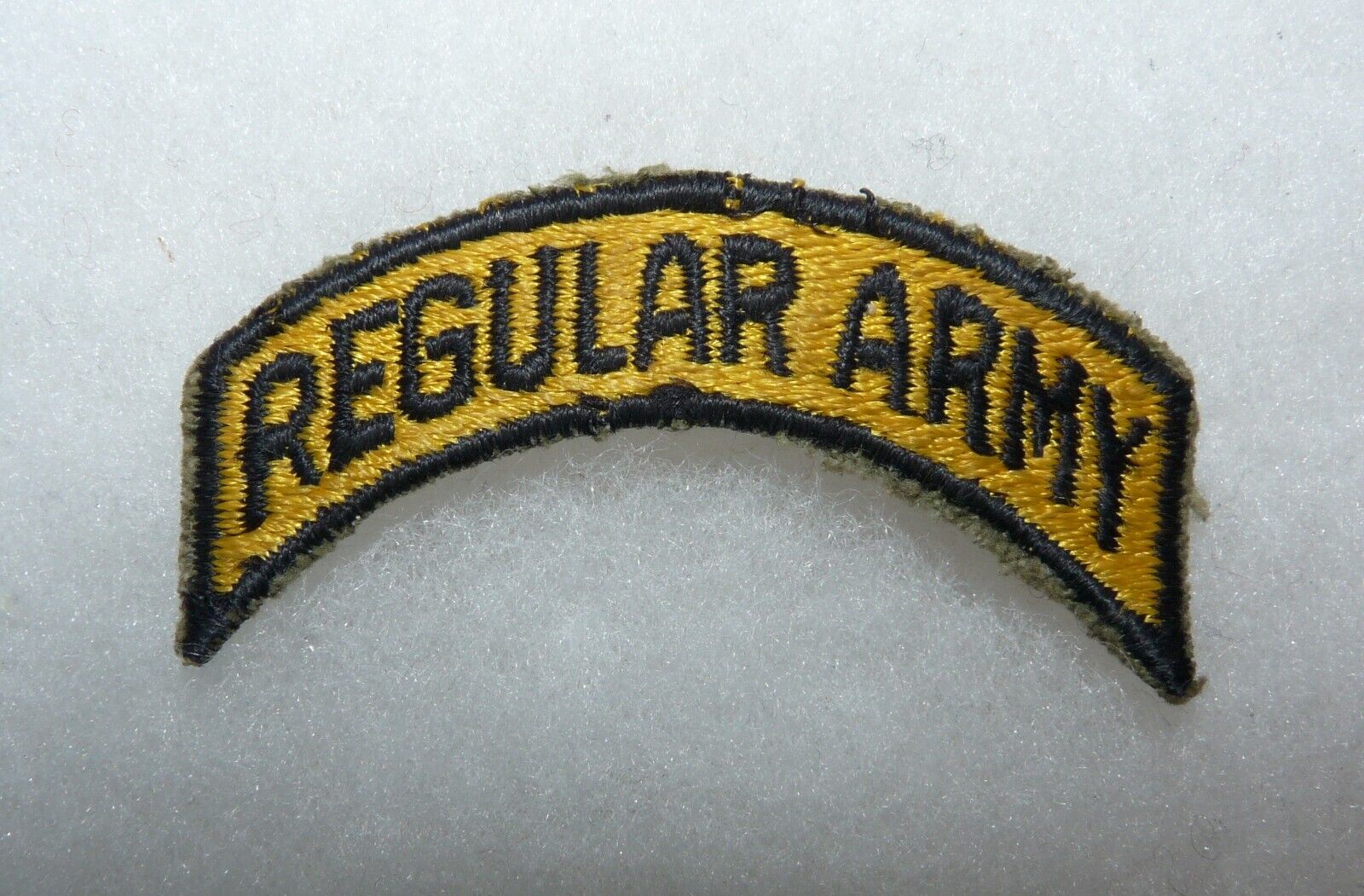 Original Mid-1950s US Army Regular Army Shoulder Tab