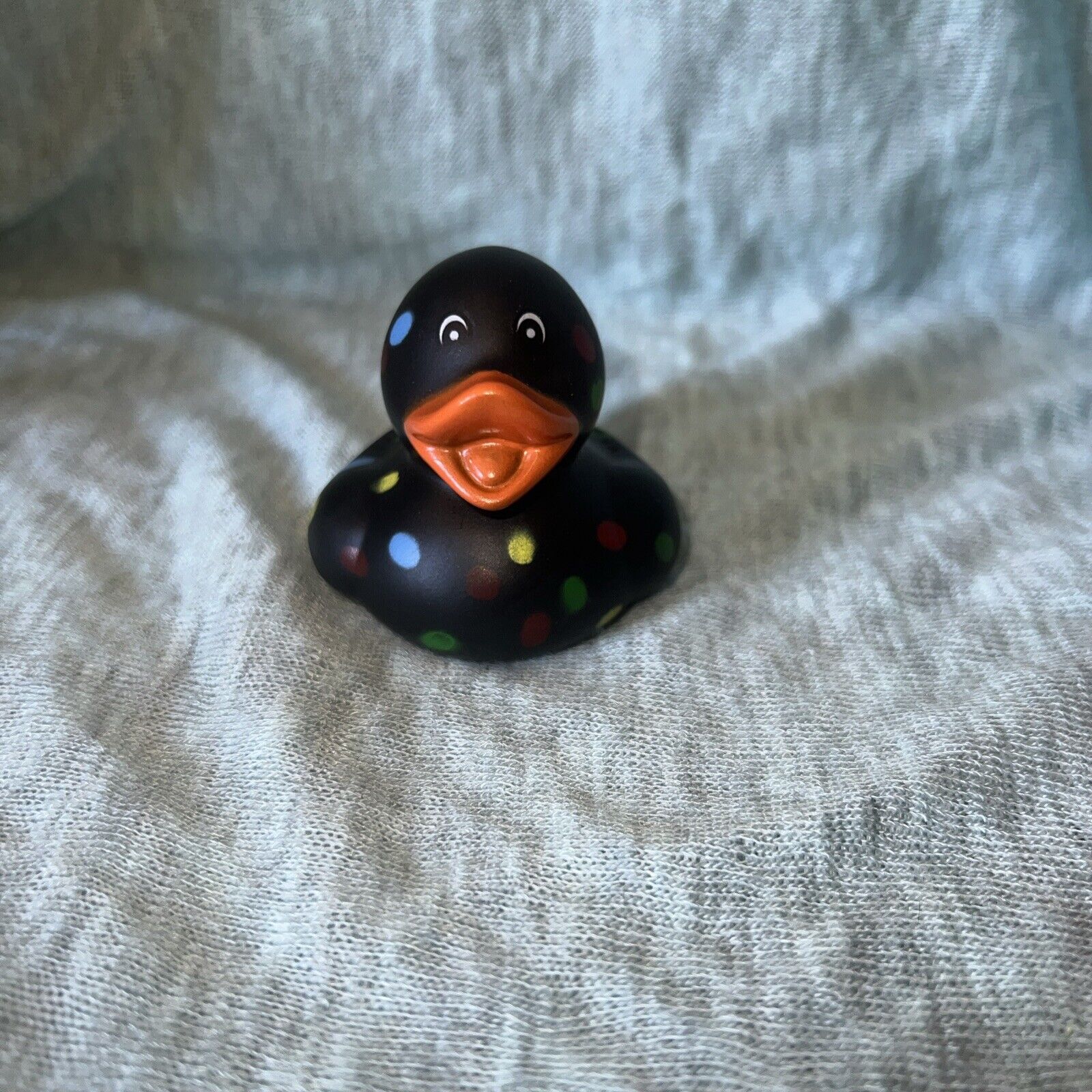 Black 2” Polkadot Rubber Duck, Jeep Ducking