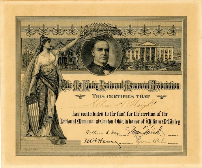 McKinley National Memorial Association - Presidential