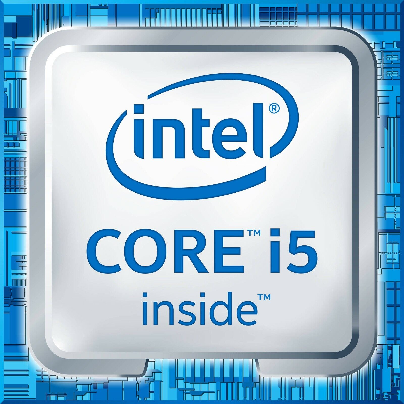 50PCS Intel Core i5 Sticker Case Badge Genuine USA Lot Wholesale OEM Quality