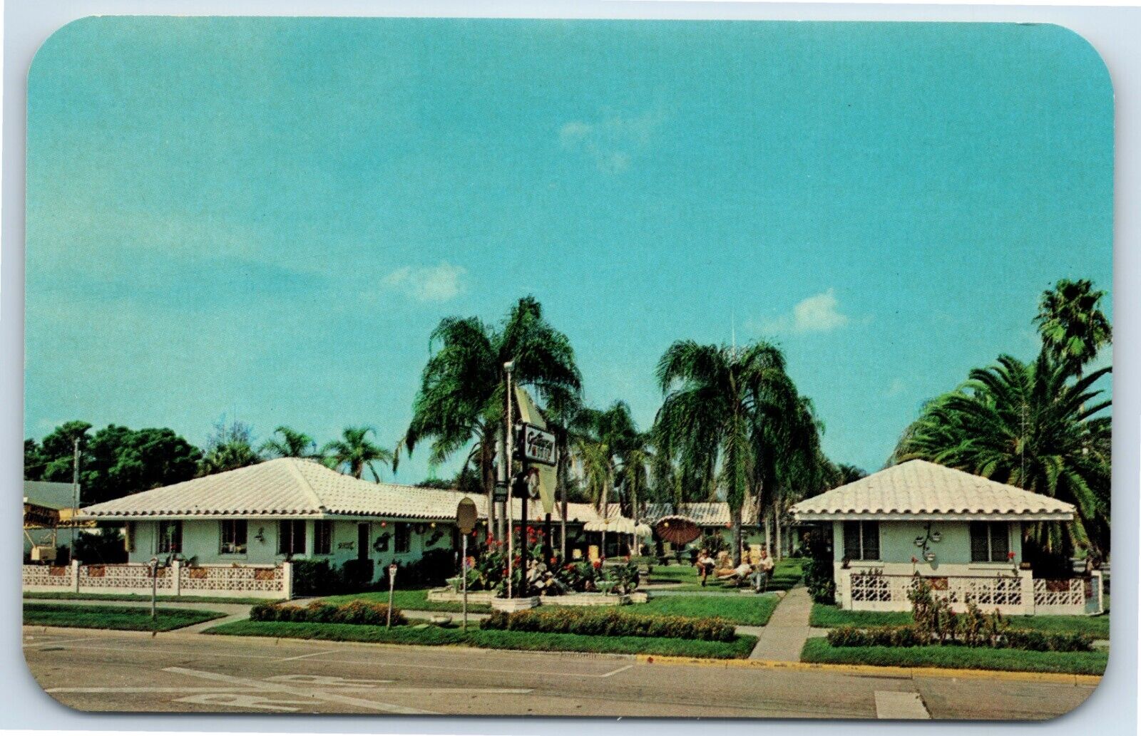 Postcard - Gateway Motel in Sarasota Florida FL
