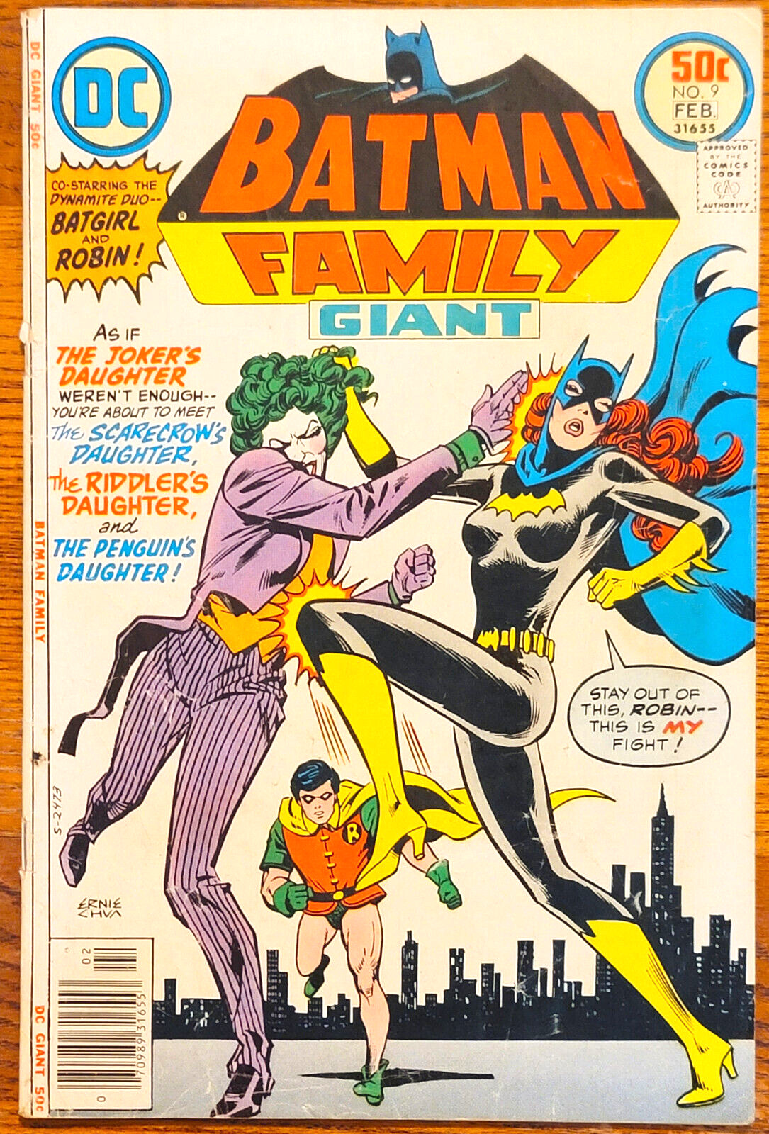 BATMAN FAMILY #9 (DC: 1977) Batgirl vs. Joker, Penguin Scarecrow Daughter VG+