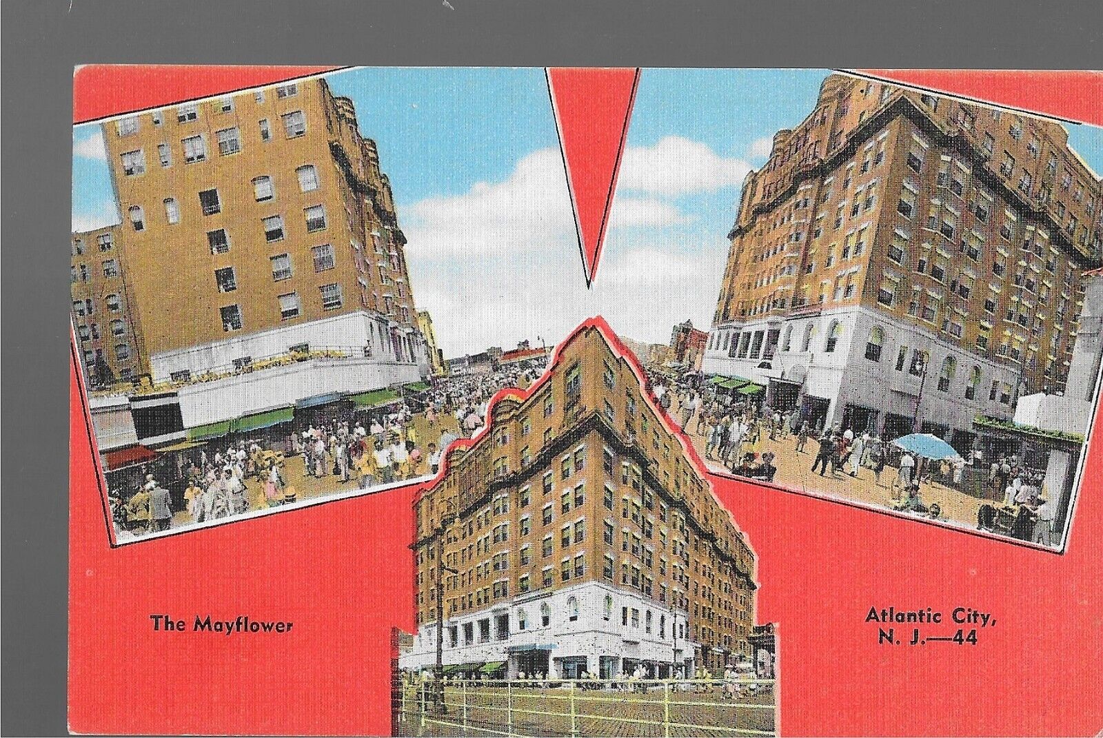 The Mayflower Hotel, Atlantic City NJ Postcard