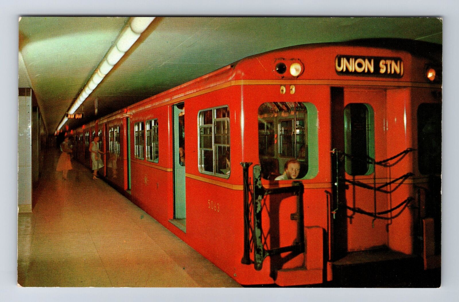 Toronto Ontario-Canada, The Subway, Antique, Vintage Postcard