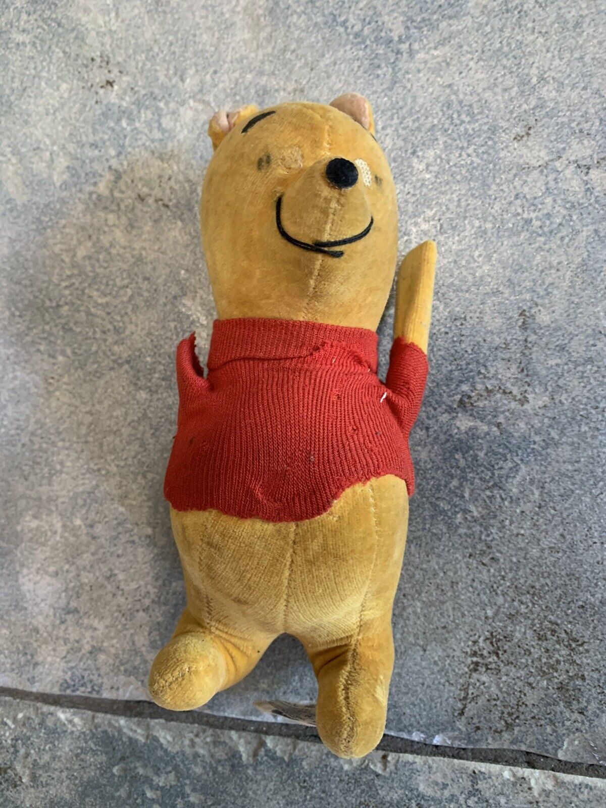 Vintage Winnie The Pooh Disney Sawdust Stuffed Animal Plush