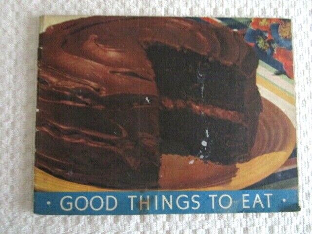 Good Things To Eat Recipe Booklet Arm & Hammer Baking Soda Cow Brand -E8D-9