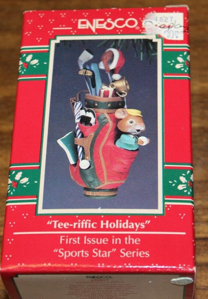 Enesco Tee riffic Holidays Christmas Holiday Ornament in box