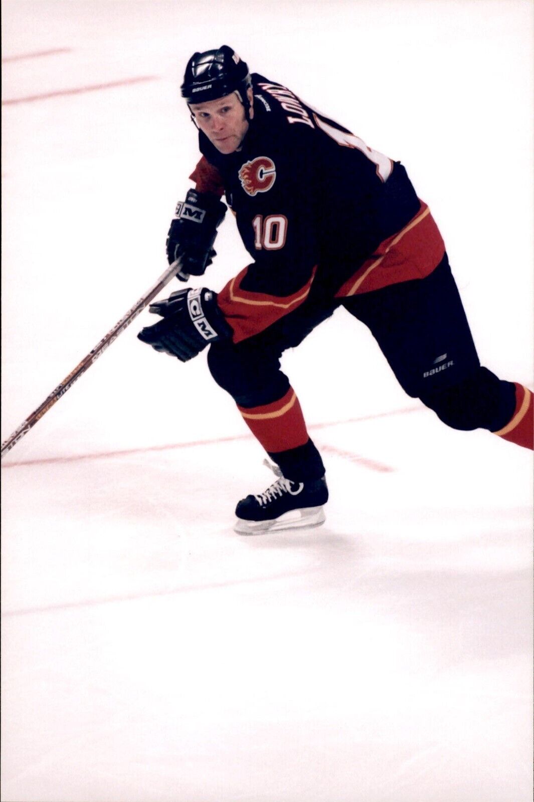 PF30 2000 Original Photo DAVE LOWRY CALGARY FLAMES NHL ICE HOCKEY LEFT WING