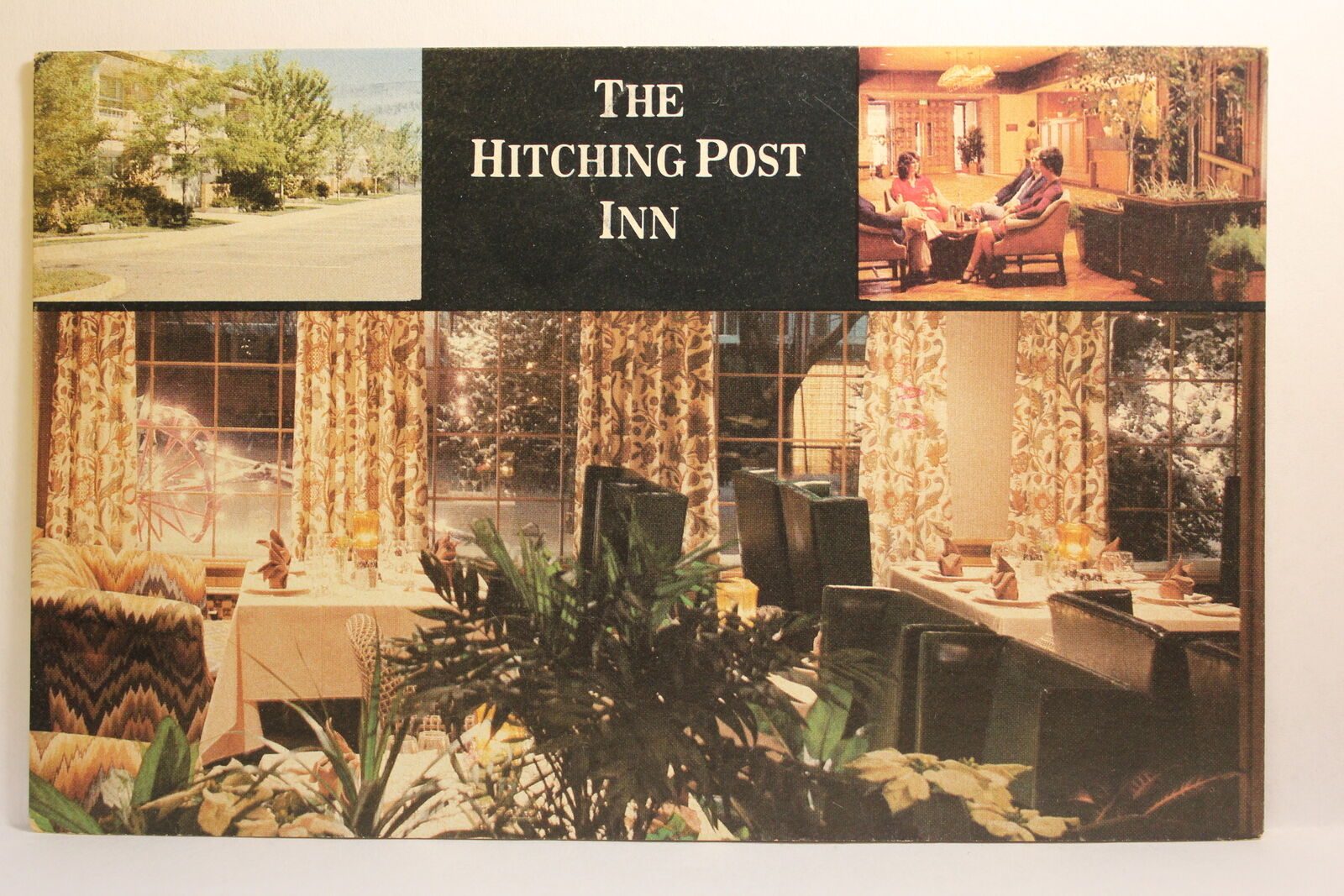Postcard The Hitching Post Inn Motor Hotel And Restaurant Cheyenne WY A17