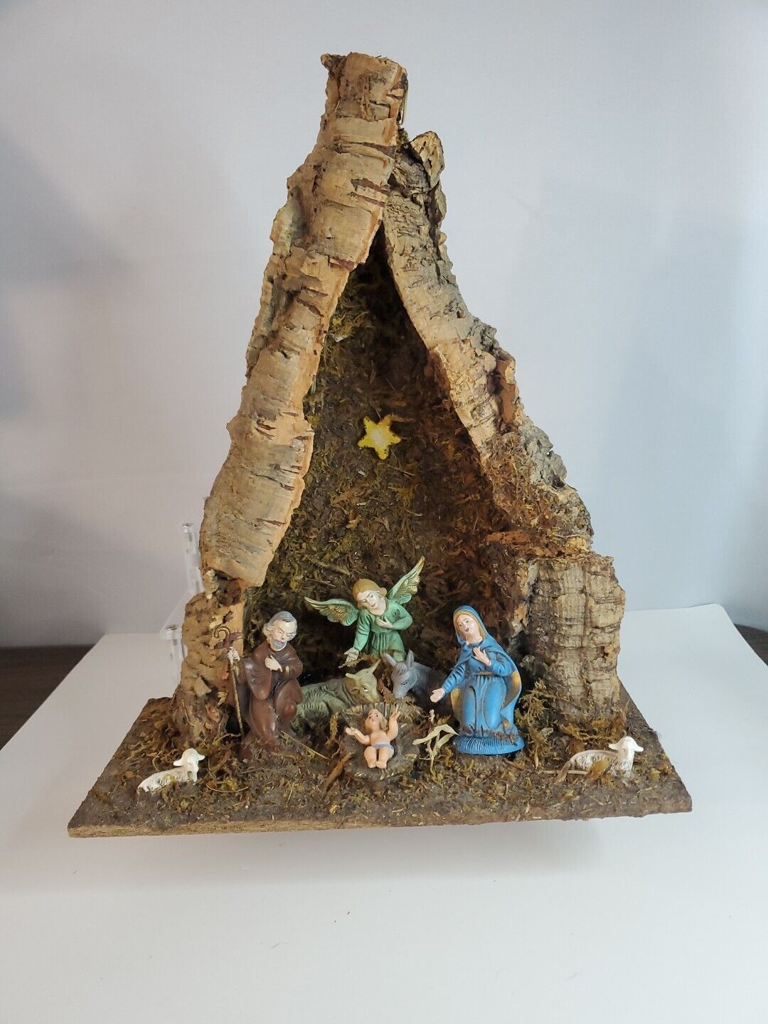 Vintage Presepio Nativity Set Creche Krippenfiguren Made In Italy 14X12