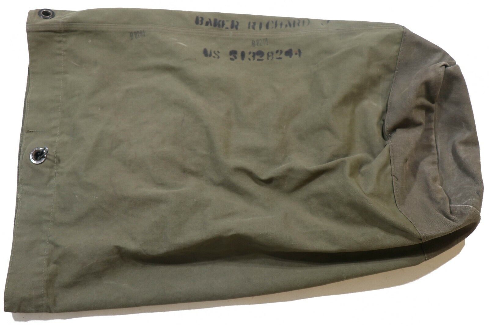 US WWII / Korean War Canvas Duffle Overseas Bag