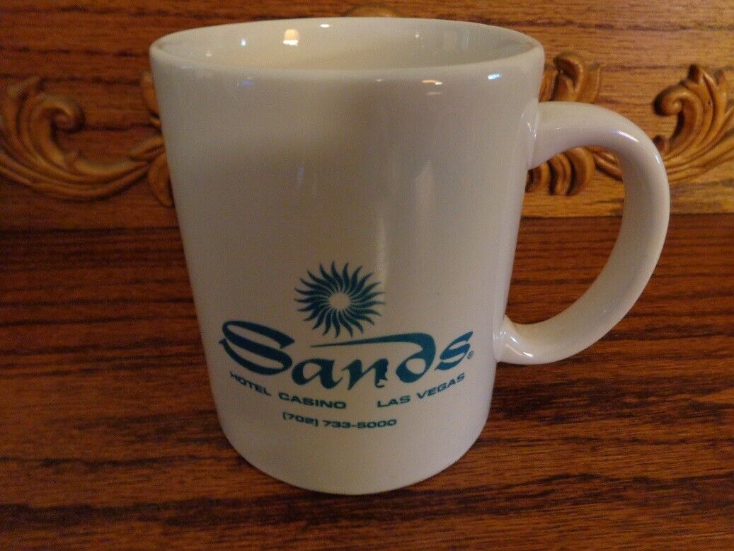 VINTAGE HISTORIC SANDS HOTEL & CASINO COFFEE CUP MUG