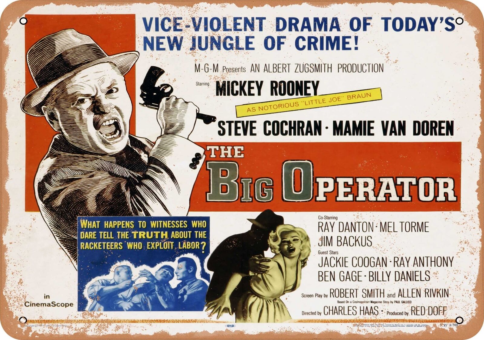 Metal Sign - Big Operator (1959) 1 - Vintage Look