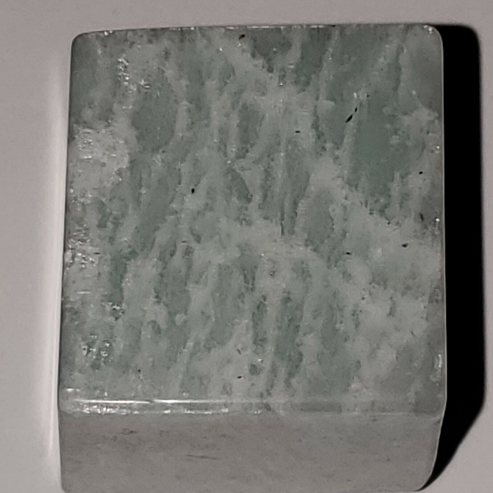 Amazonite Crystal Cube 1in x .97in x 1.01in x 1.03in 46g