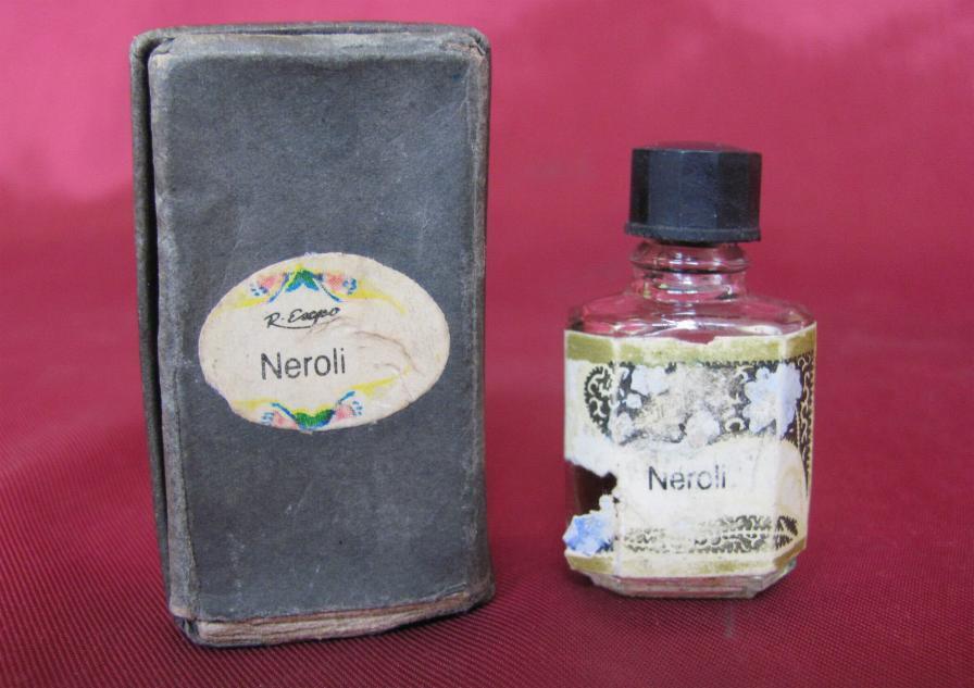 1930s ANTIQUE LADIES WOMENS PERFUME BOTTLE FLASK NEROLI ORIGINAL BOX 