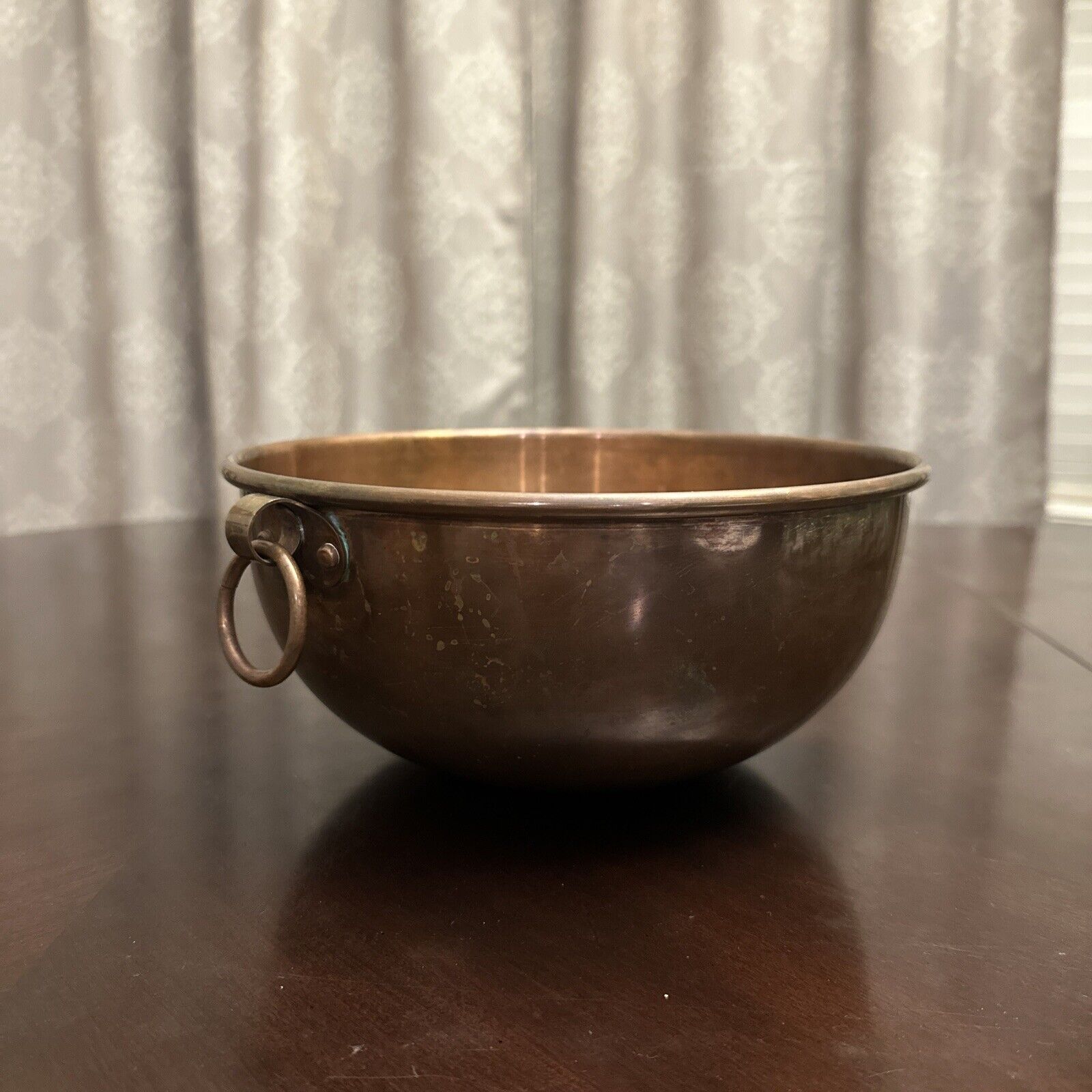 Vintage 9” Copper Mixing Bowl