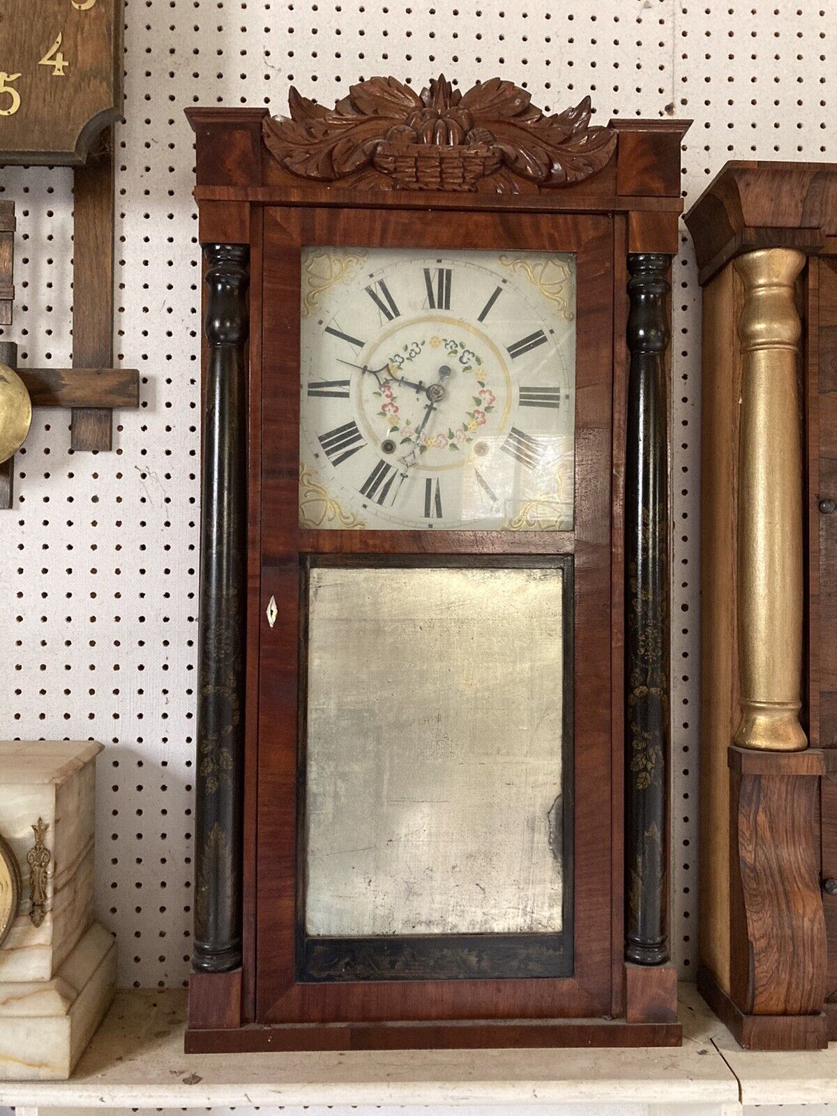 Antique Jerome And Darrow 8 Day WO Clock.