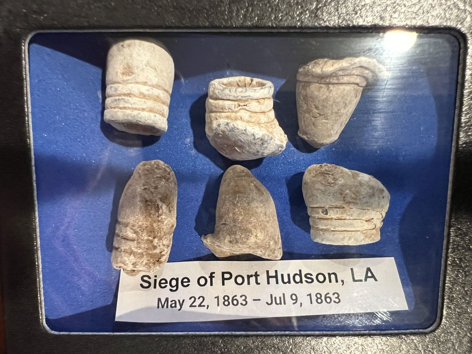 Civil War .69 Caliber Bullets Artifacts dug at Port Hudson