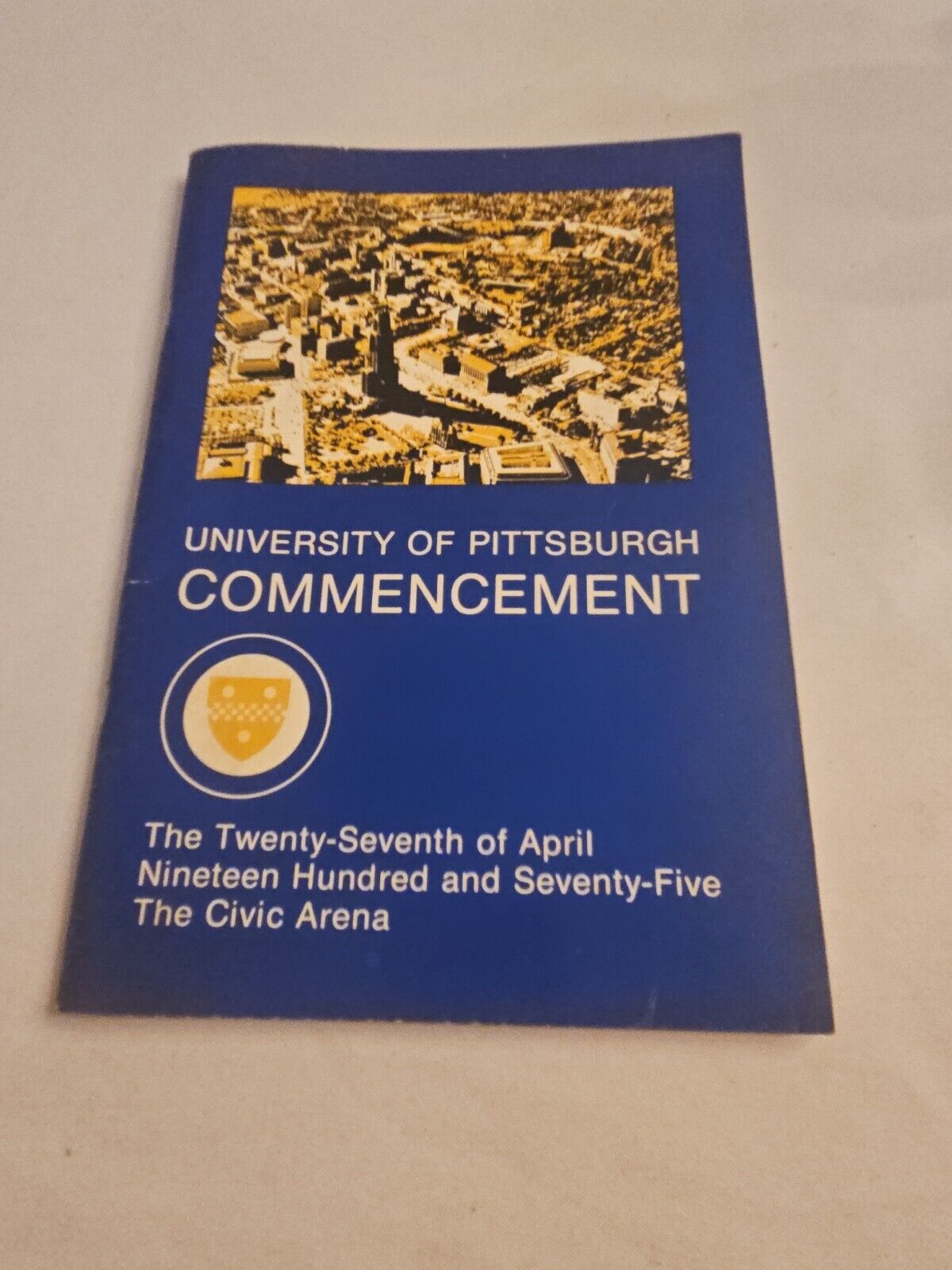 Vintage 1985 April 27, University Of Pittsburgh Commencement Program-Civic Arena