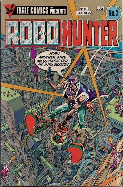 Robo Hunter #2 FN 1984 Stock Image