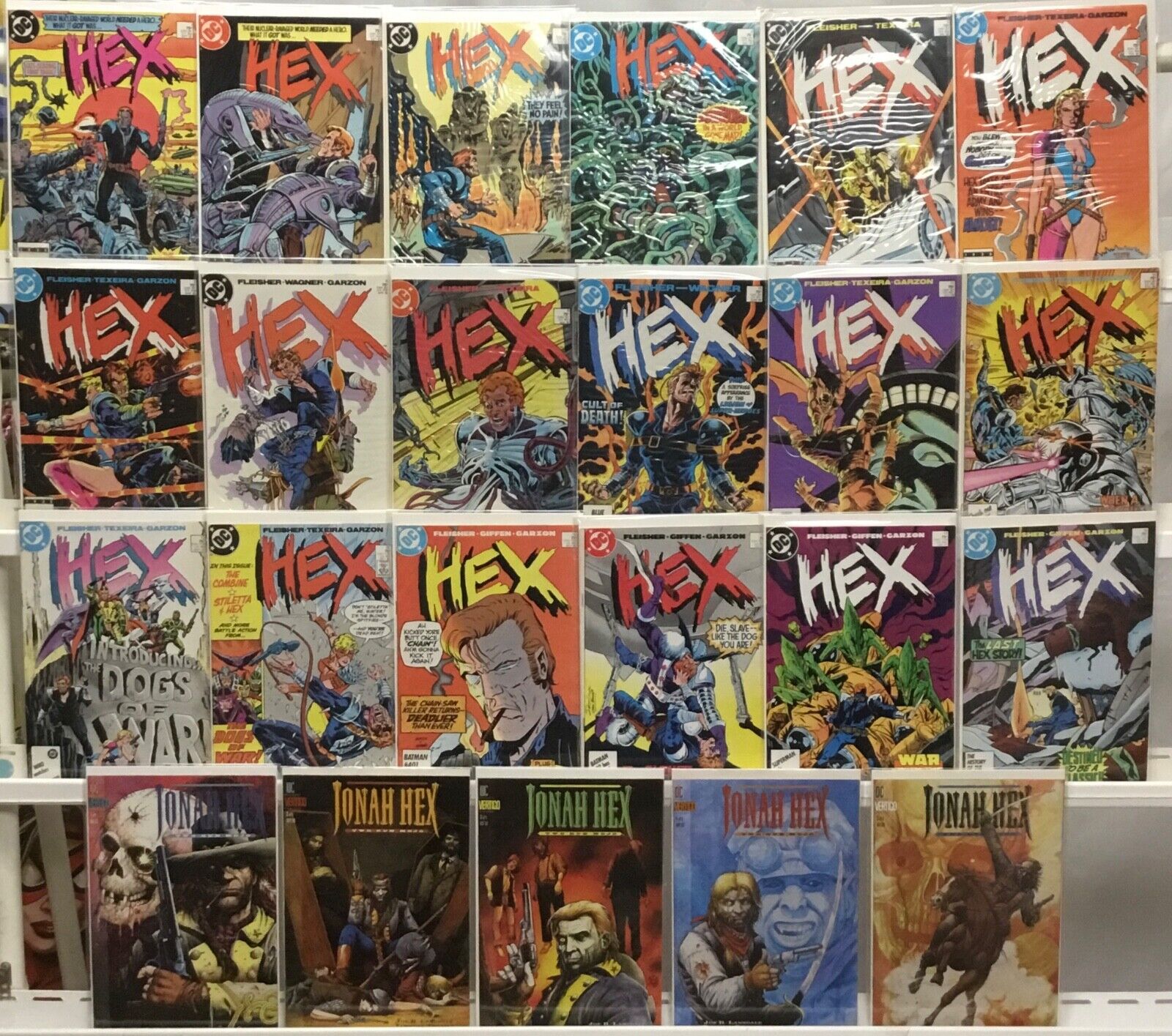 DC Comics Hex #1-18 / Vertigo Comics Jonah Hex #1-5 Complete Sets VF 1985