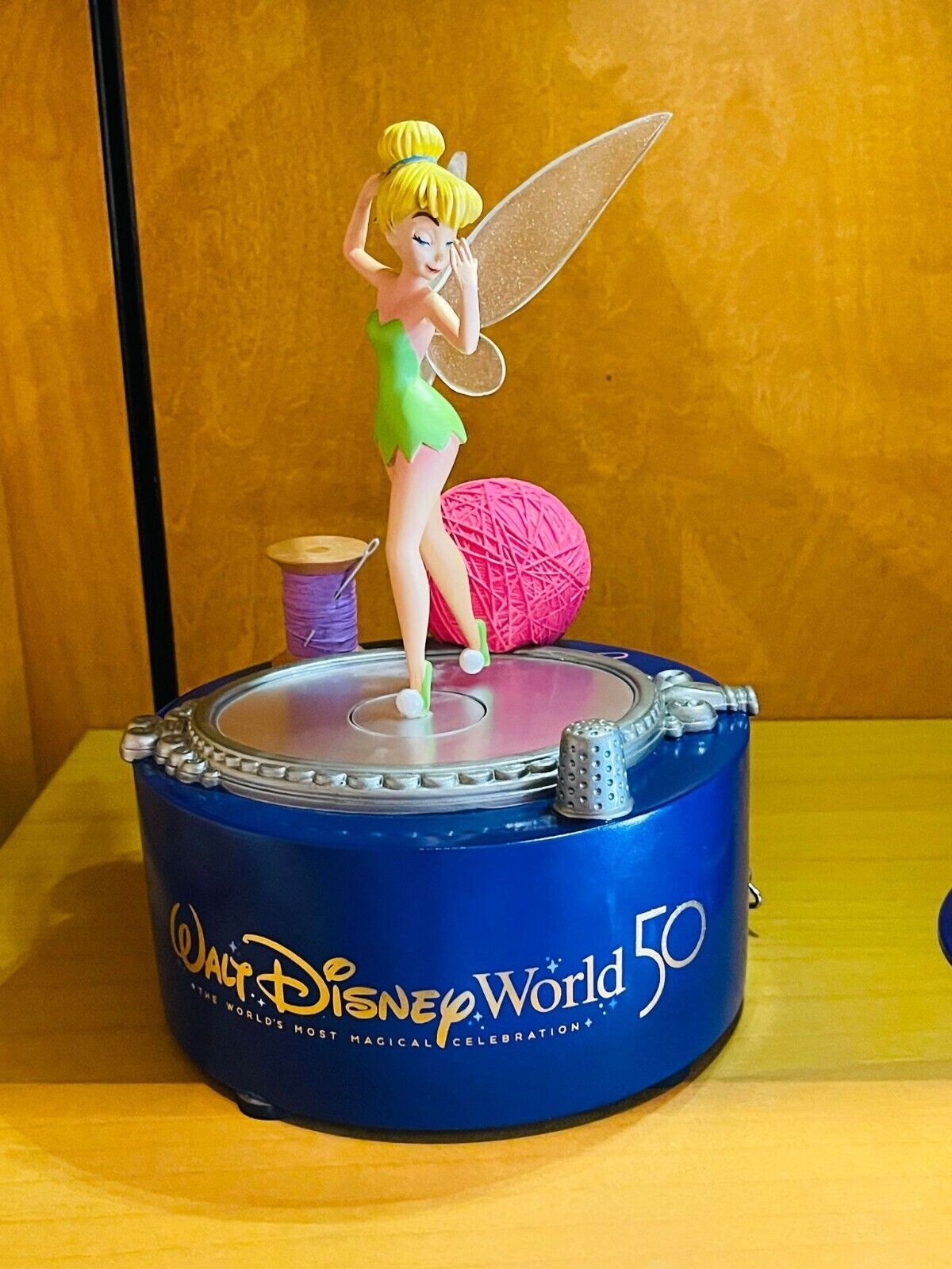 Peter Pan / Tinker Bell Musical Figurine – Walt Disney World 50th Anniversary