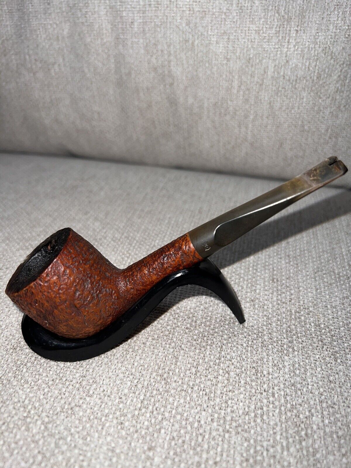 Hand made Stanwell Regd No. 969-48 Sandblasted Pipe Made In Denmark