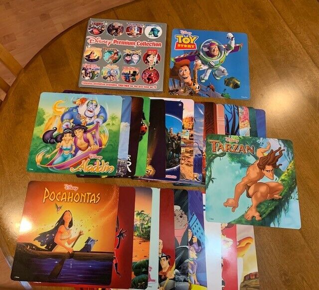 Disney's Premium Collection of Timeless Animation Promotional Artwork Info Cards