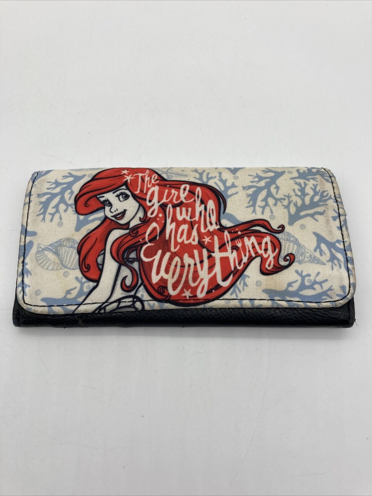 VINTAGE Loungefly Disney The Little Mermaid Ariel Girl Who Has Everything Wallet