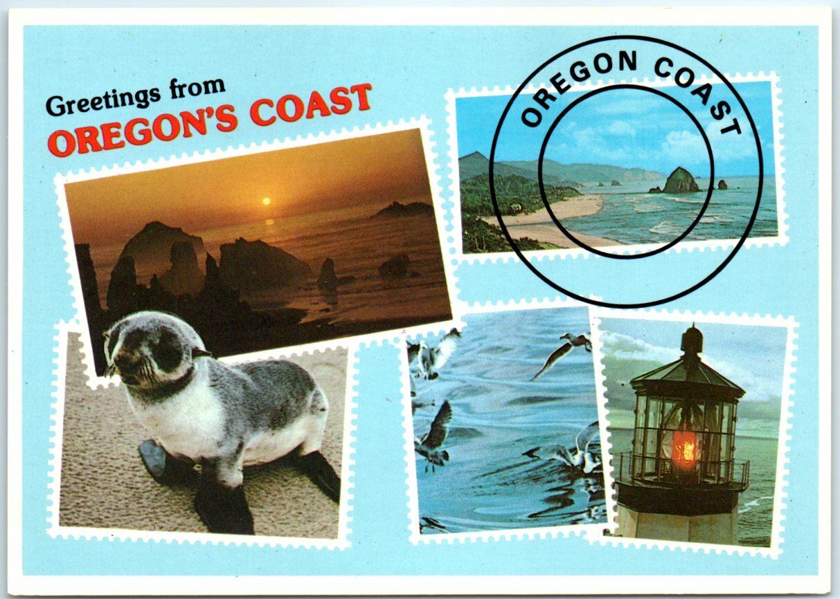 Postcard - Greetings from Oregon's Coast