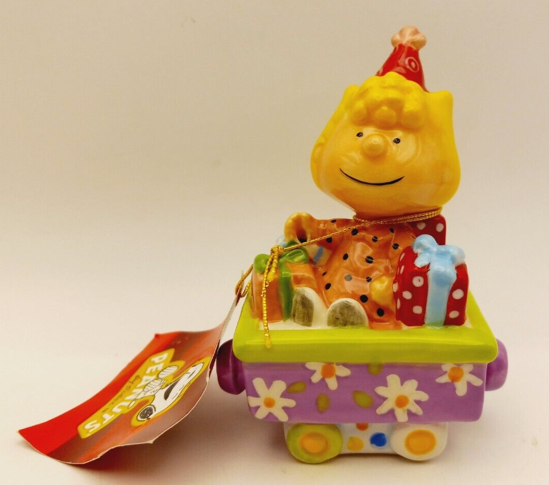 Peanuts Sally #6 Birthday Train Westland Gifteware READ Broken Balloon