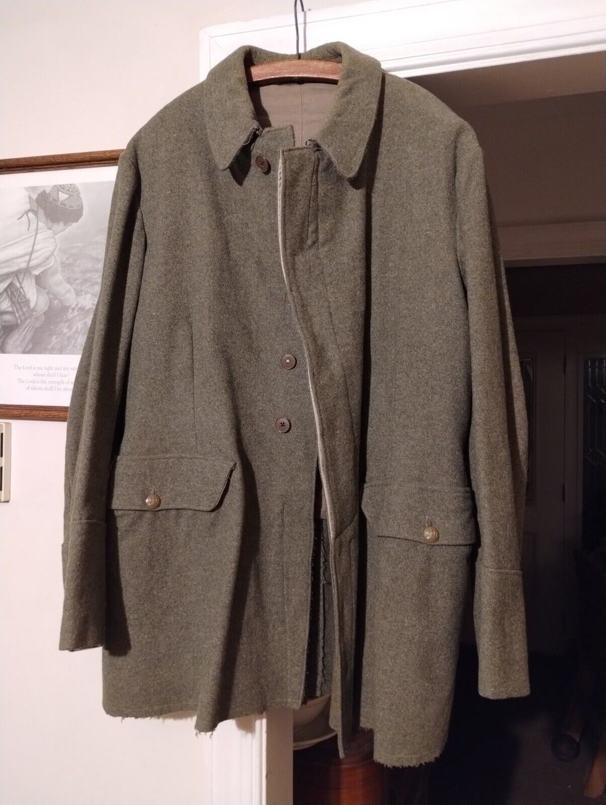 WW1 Imperial Bavarian German Army Feldbluse Tunic L Size 40? Reproduction Jacket