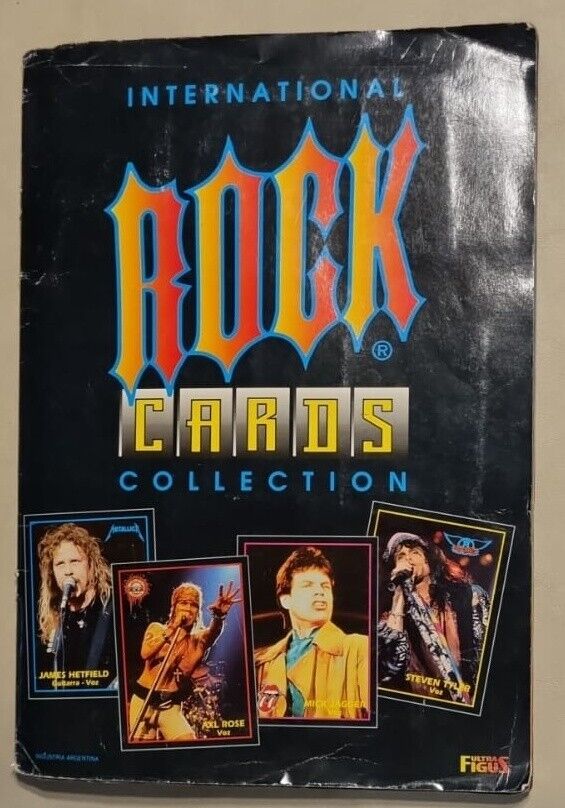 1994 Ultra Figus Argentina Rock Cards Collection Album Cobain Rookie
