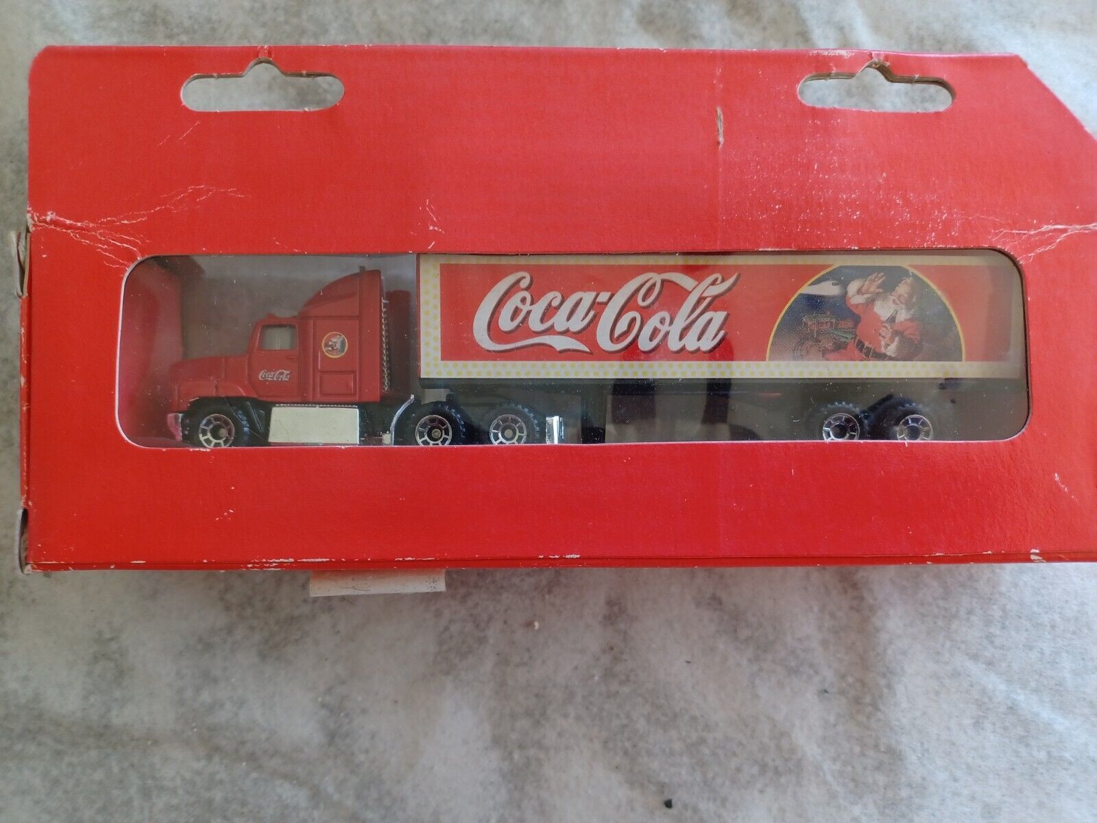 Matchbox Coca-Cola  1998 Limited Edition Santa Tractor Trailer Christmas NIB