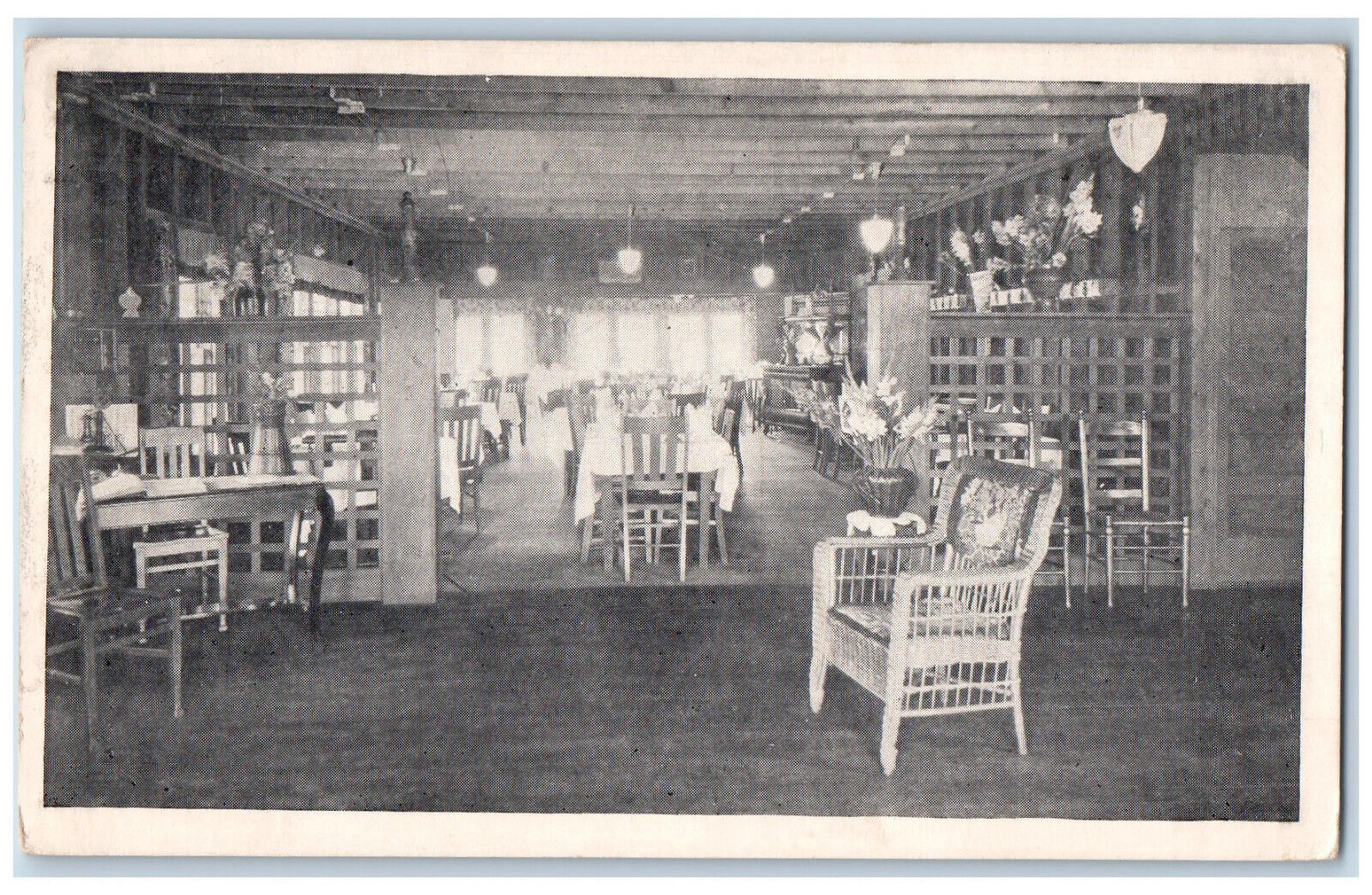 c1940\'s Westcustogo Inn Yarmouth Foreside Maine ME Unposted Vintage Postcard