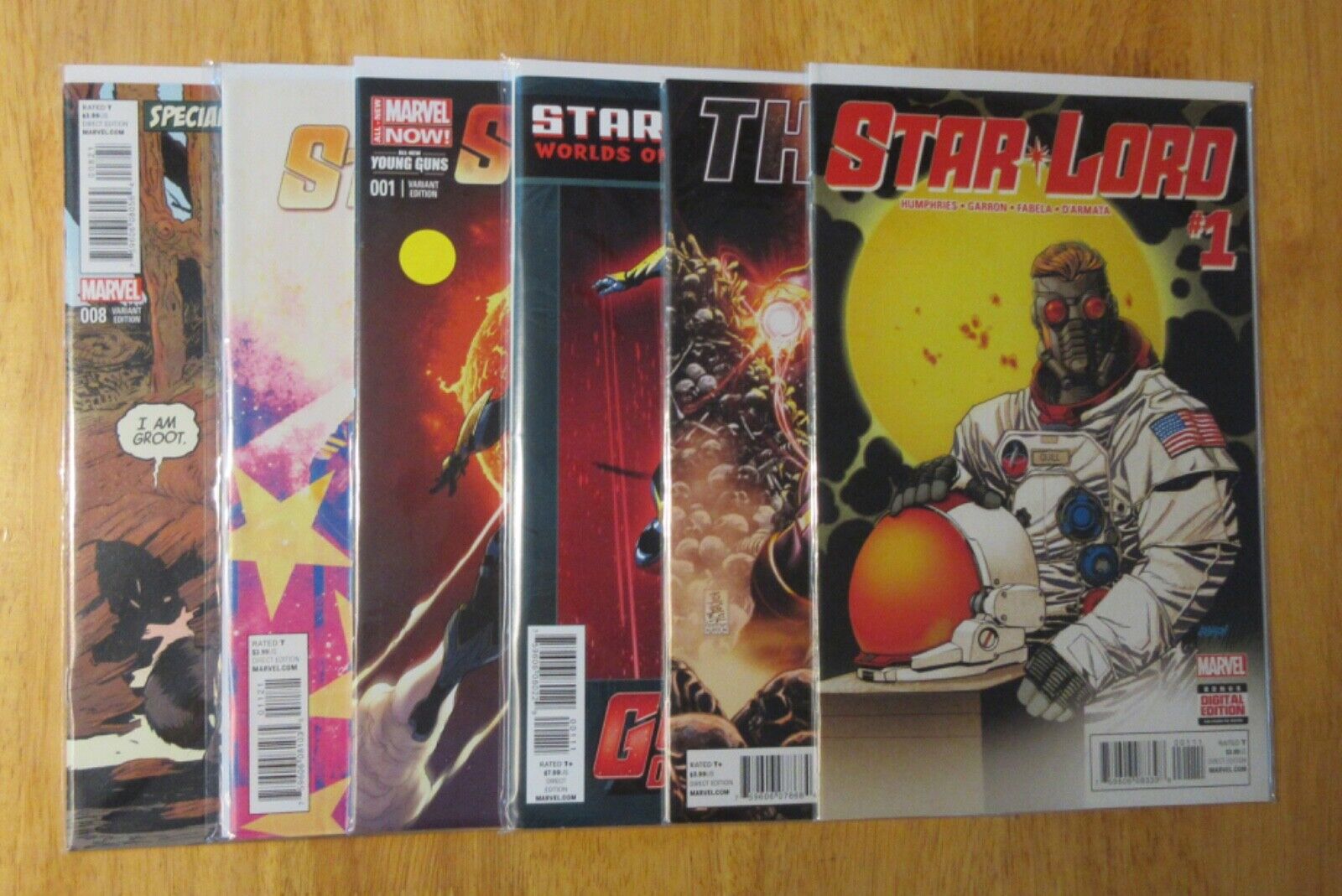 Lot of *6* GUARDIANS/GALAXY STAR-LORD/Thanos Variants (See Pix)