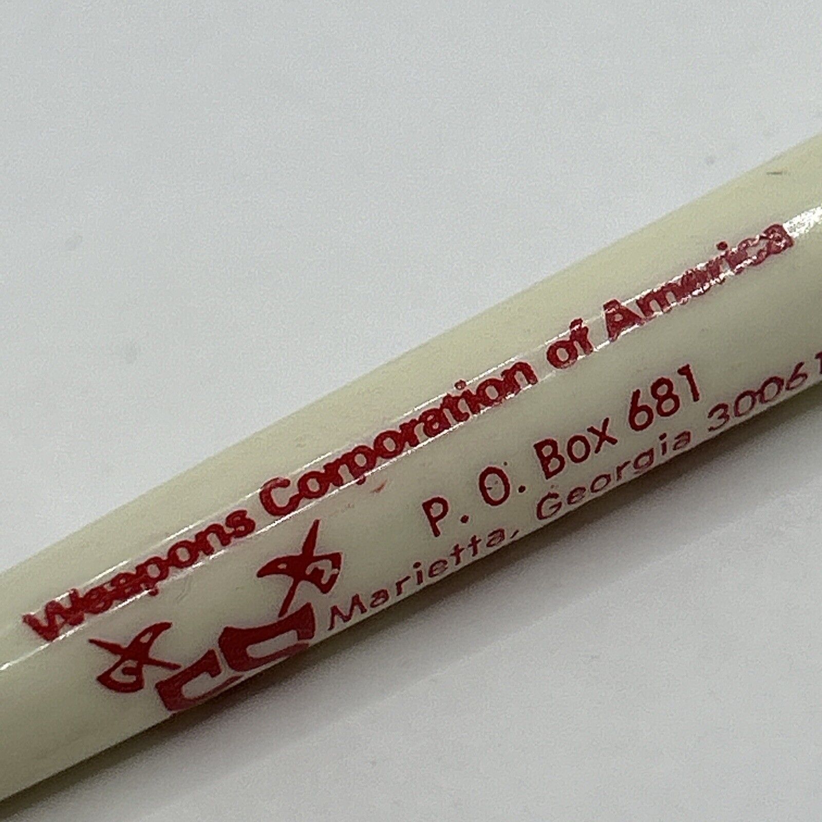 VTG Ballpoint Pen Weapons Corporation of America Marietta GA