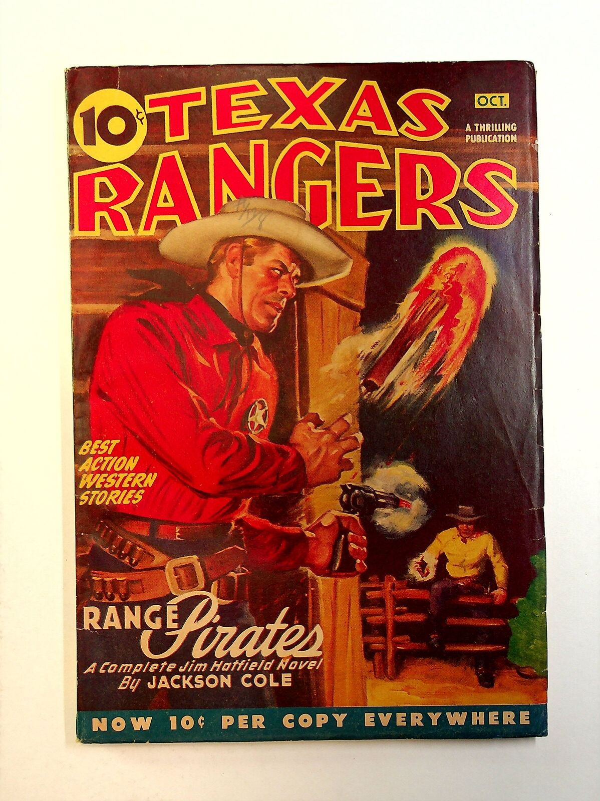 Texas Rangers Pulp Oct 1946 Vol. 24 #2 VG/FN 5.0 TRIMMED Low Grade